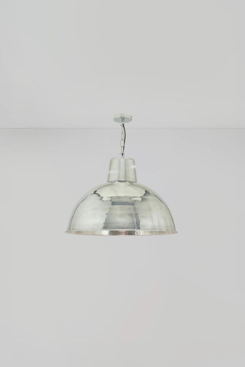 Large Spun Reflector - Davey Lighting Pendants - Polished Aluminium - HORNE