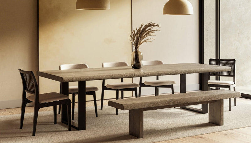 Larissa Cane Side Chair - Urbia Chairs - Harvest Jute Ebano - HORNE