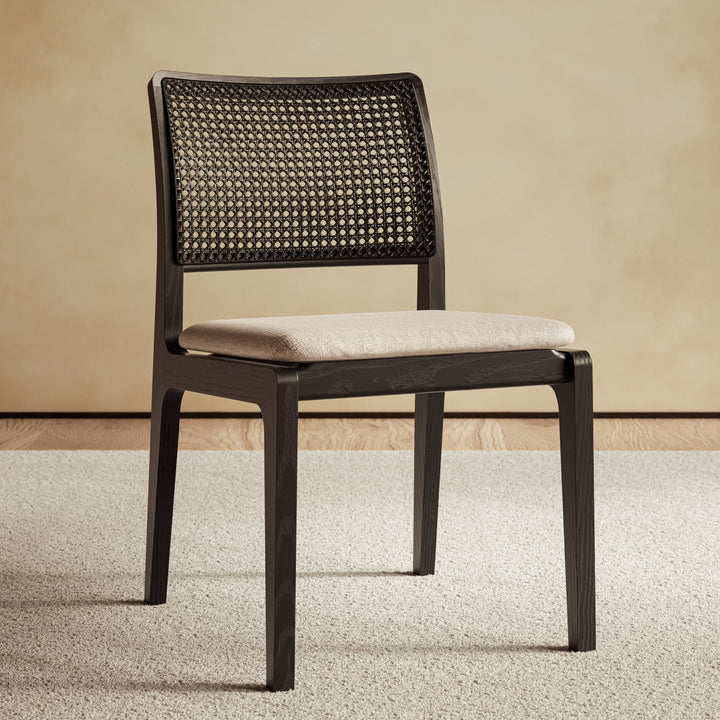 Larissa Cane Side Chair - Urbia Chairs - Harvest Natural Nogal - HORNE