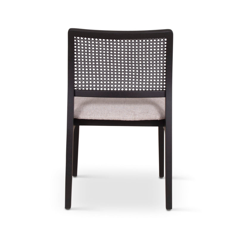 Larissa Cane Side Chair - Urbia Chairs - Harvest Jute Ebano - HORNE