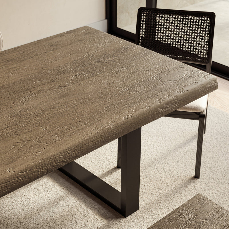 Larissa Cane Side Chair - Urbia Chairs - Harvest Jute Ebano - HORNE