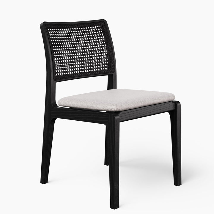 Larissa Cane Side Chair - Urbia Chairs - Harvest Natural Nogal - HORNE