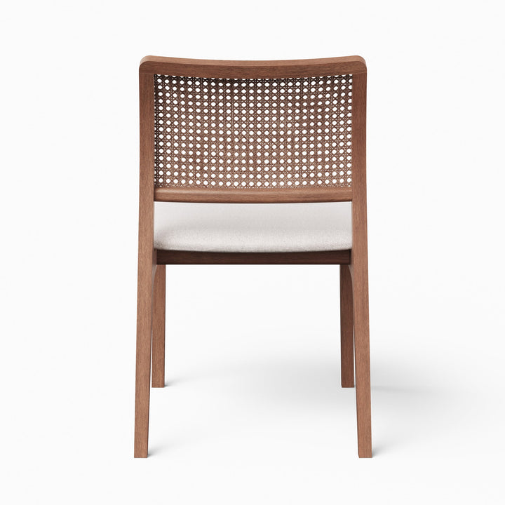 Larissa Cane Side Chair - Urbia Chairs - Harvest Natural Nogal - HORNE