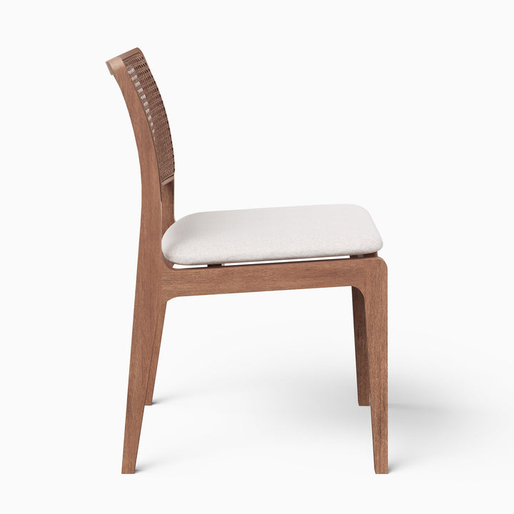 Larissa Cane Side Chair - Urbia Chairs - Harvest Natural Nogal - HORNE