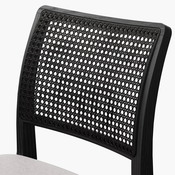Larissa Cane Side Chair - Urbia Chairs - Harvest Natural Nogal - HORNE