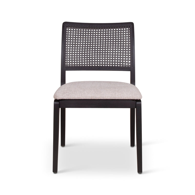 Larissa Cane Side Chair - Urbia Chairs - Harvest Jute Ebano - HORNE