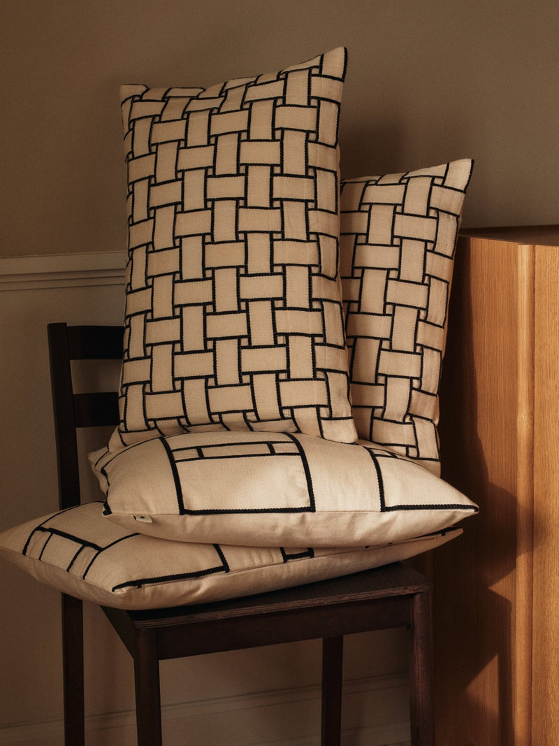 Lattice Offset Cushion - Rectangular - Ferm Living Bedding + Pillows - HORNE