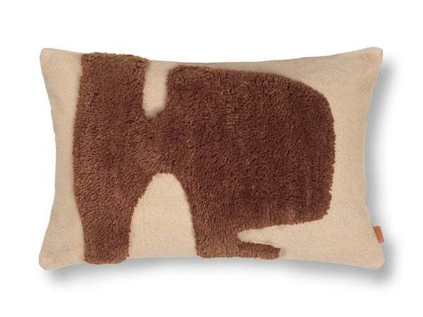 Lay Cushion - Rectangular - Ferm Living - Bedding + Pillows - Sand/ Sugar Kelp - HORNE