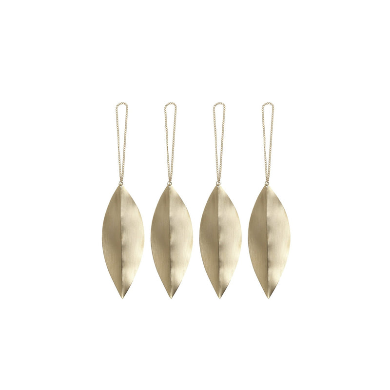 Ferm Living Leaf Brass Ornaments