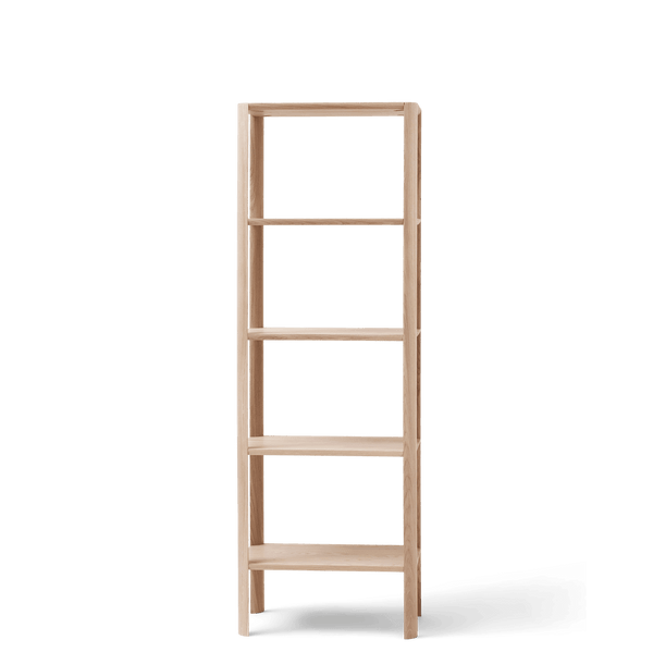 Leaf Shelf 0.5×5 - Form & Refine Shelving - White Oak - HORNE