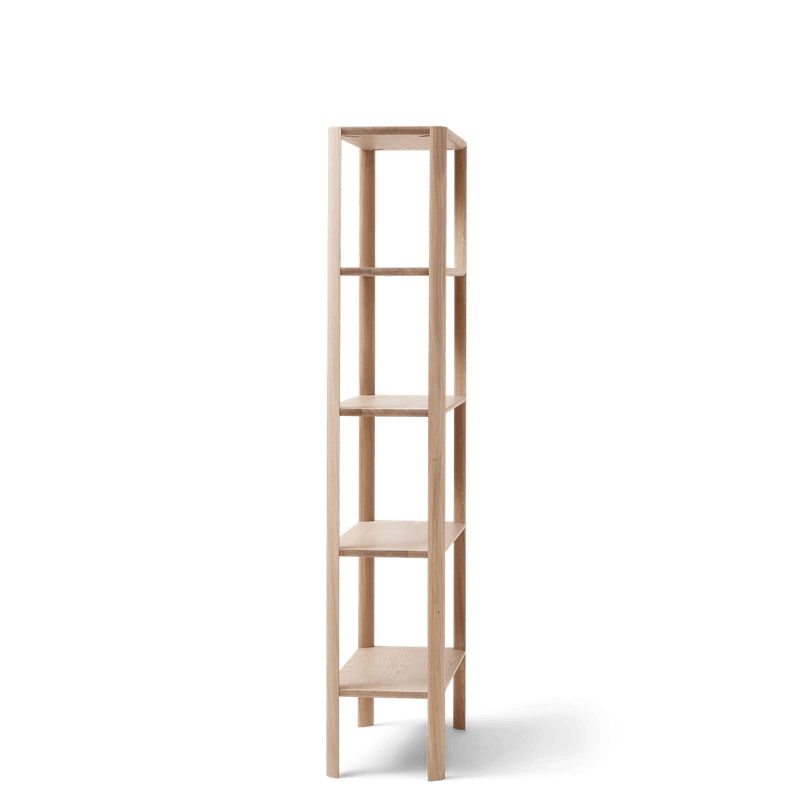 Leaf Shelf 0.5×5 - Form & Refine Shelving - White Oak - HORNE