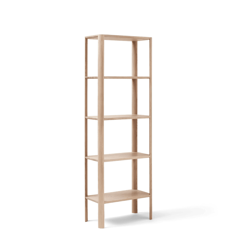 Leaf Shelf 0.5×5 - Form & Refine Shelving - White Oak - HORNE