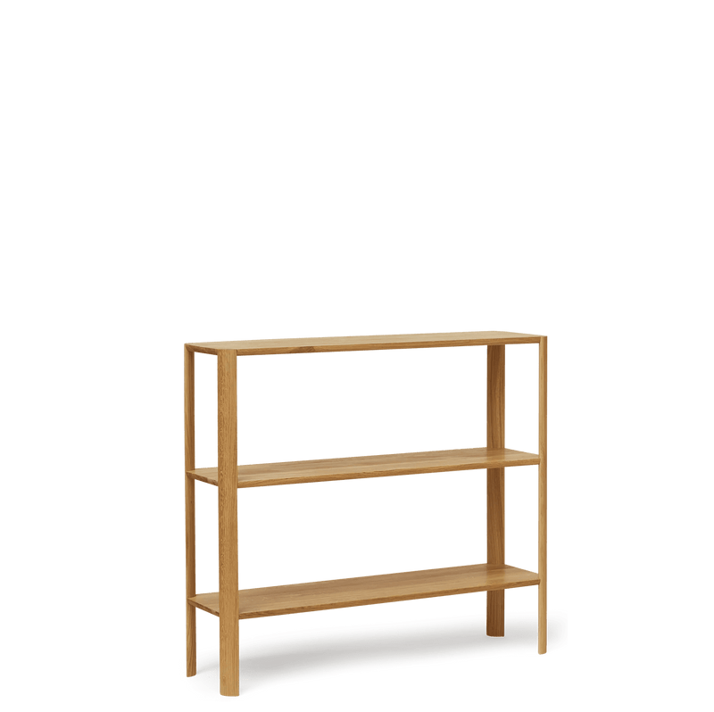 Leaf Shelf 1×3 - Form & Refine Shelving - White Oak - HORNE