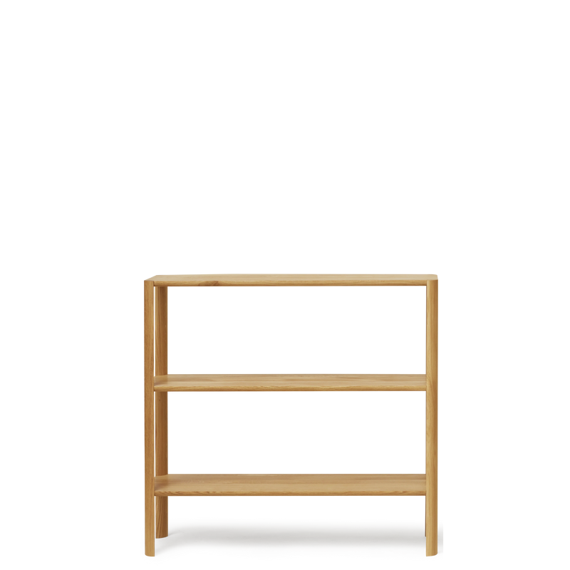 Leaf Shelf 1×3 - Form & Refine Shelving - White Oak - HORNE