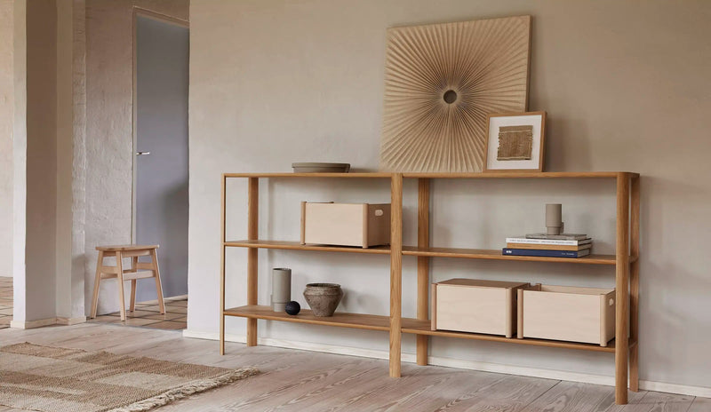 Leaf Shelf 2x3 - Form & Refine Shelving - White Oak - HORNE