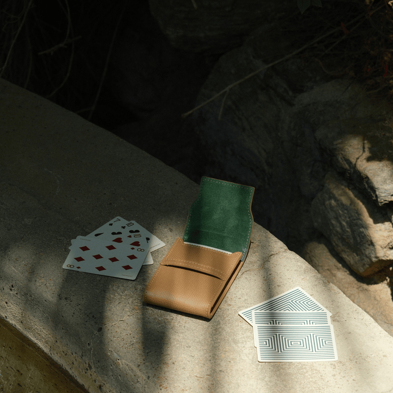 Leather Playing Card Set - The Palmilla - Throwing Doubles Toys & Games > Games > Board Games - HORNE