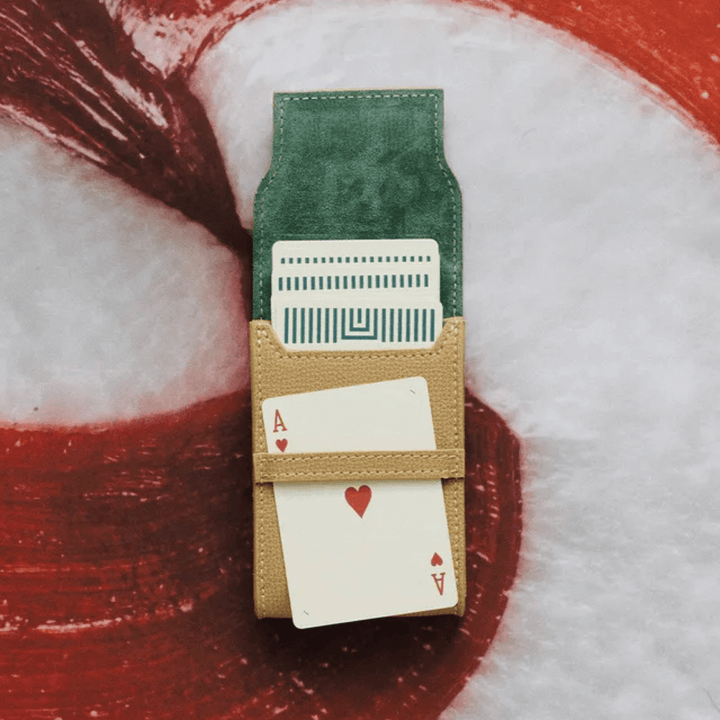 Leather Playing Card Set - The Palmilla - Throwing Doubles Toys & Games > Games > Board Games - HORNE
