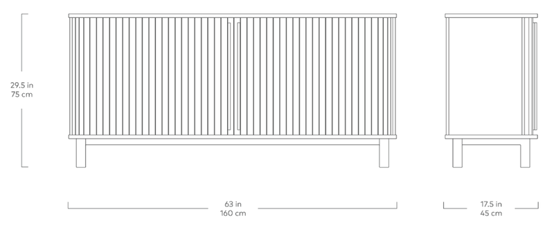 Ledger Sideboard - Gus* Modern - Sideboards + Cabinets - Vintage Oak - HORNE
