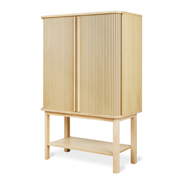 Ledger Tall Cabinet - Gus* Modern - Sideboards + Cabinets - Vintage Oak - HORNE