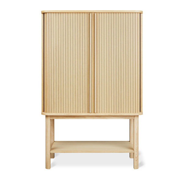 Ledger Tall Cabinet - Gus* Modern - Sideboards + Cabinets - Vintage Oak - HORNE