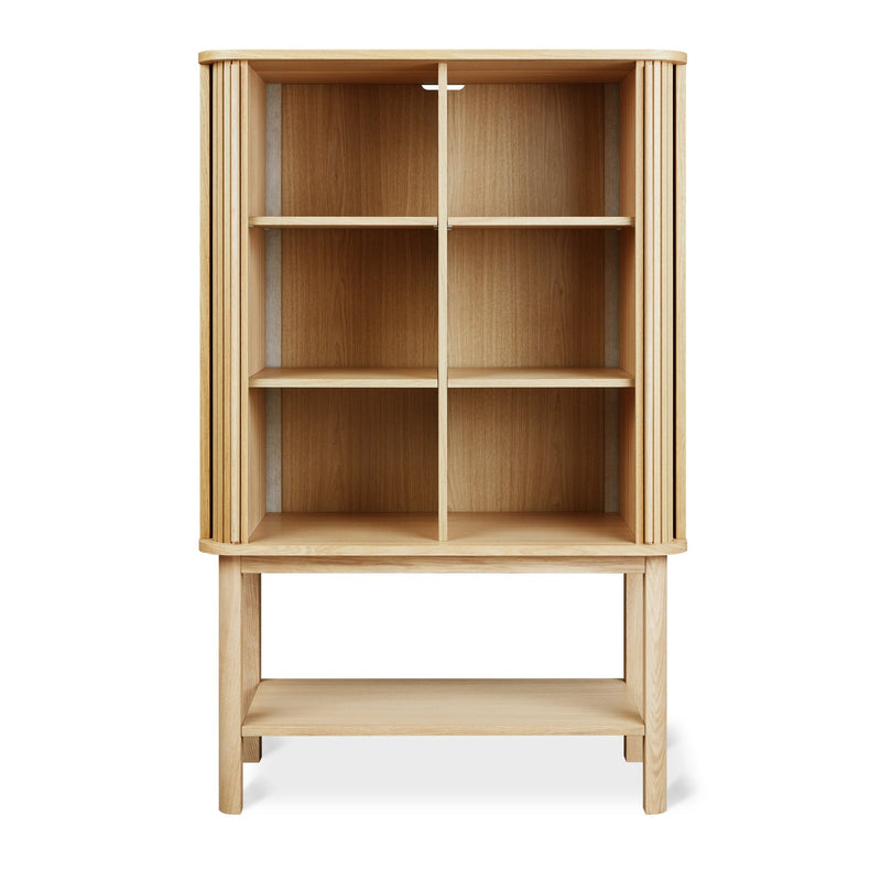 Ledger Tall Cabinet - Gus* Modern - Sideboards + Cabinets - Vintage Oak - HORNE