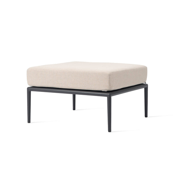 Leo Modular Footrest - Vincent Sheppard Stools + Benches + Ottomans - Lava - Zinc - HORNE