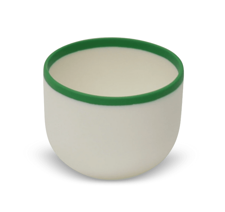 Ligne Bowl - Tina Frey Serveware - Petite - White With Grass Rim - HORNE