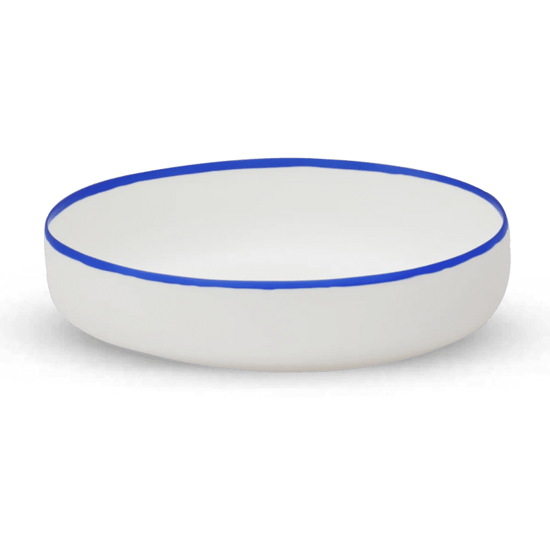 Ligne Bowl - Tina Frey Serveware - Petite - White With Black Rim - HORNE