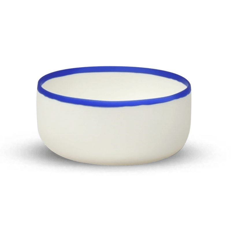 Ligne Bowl - Tina Frey Serveware - Petite - White With Black Rim - HORNE