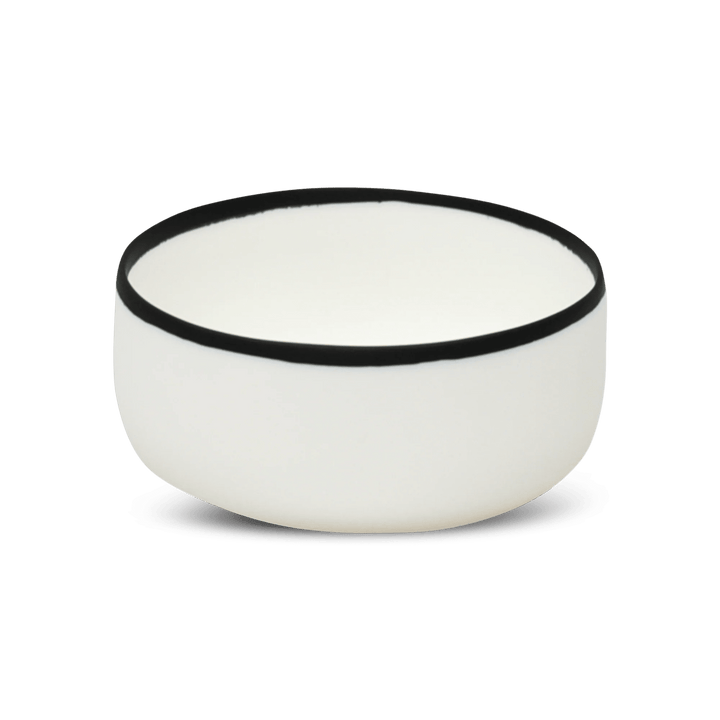 Ligne Bowl - Tina Frey Serveware - Small - White With Black Rim - HORNE