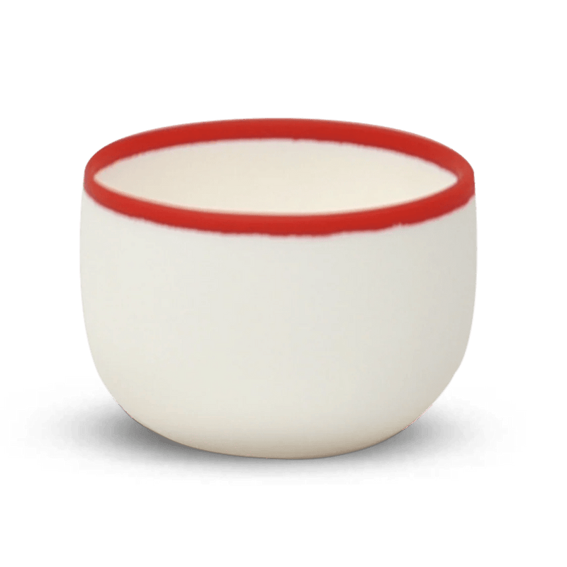 Ligne Bowl - Tina Frey Serveware - Petite - White With Black Rim - HORNE