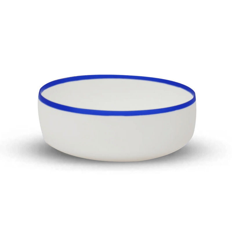 Ligne Bowl - Tina Frey Serveware - Petite - White With Black Rim - HORNE
