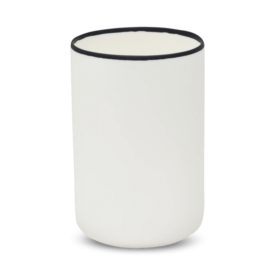 Ligne Champagne Cooler - Tina Frey Serveware - White With Black Rim - HORNE