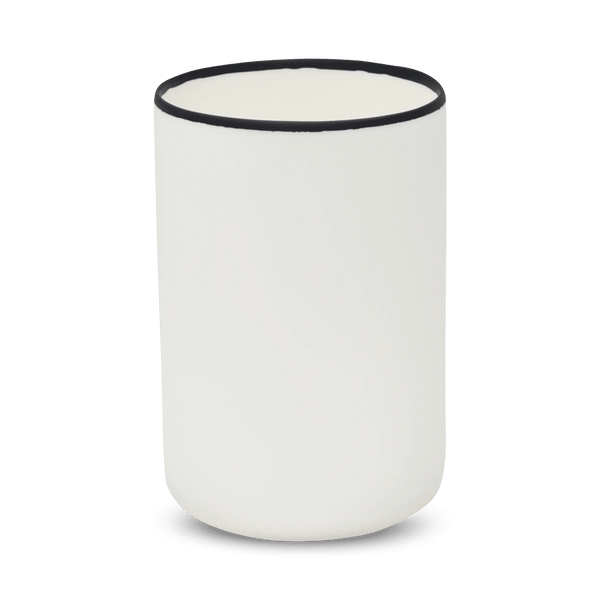 Ligne Champagne Cooler - Tina Frey Serveware - White With Black Rim - HORNE