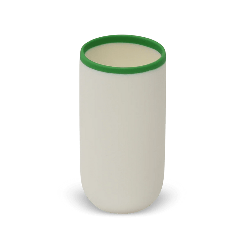 Ligne Cup - Tina Frey Serveware - Short - White With Black Rim - HORNE