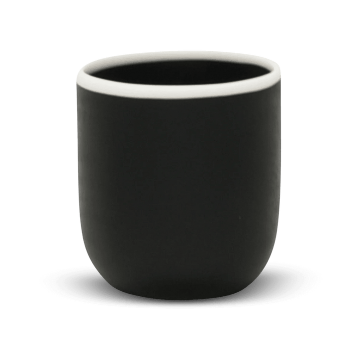 Ligne Cup - Tina Frey Serveware - Short - Black With White Rim - HORNE