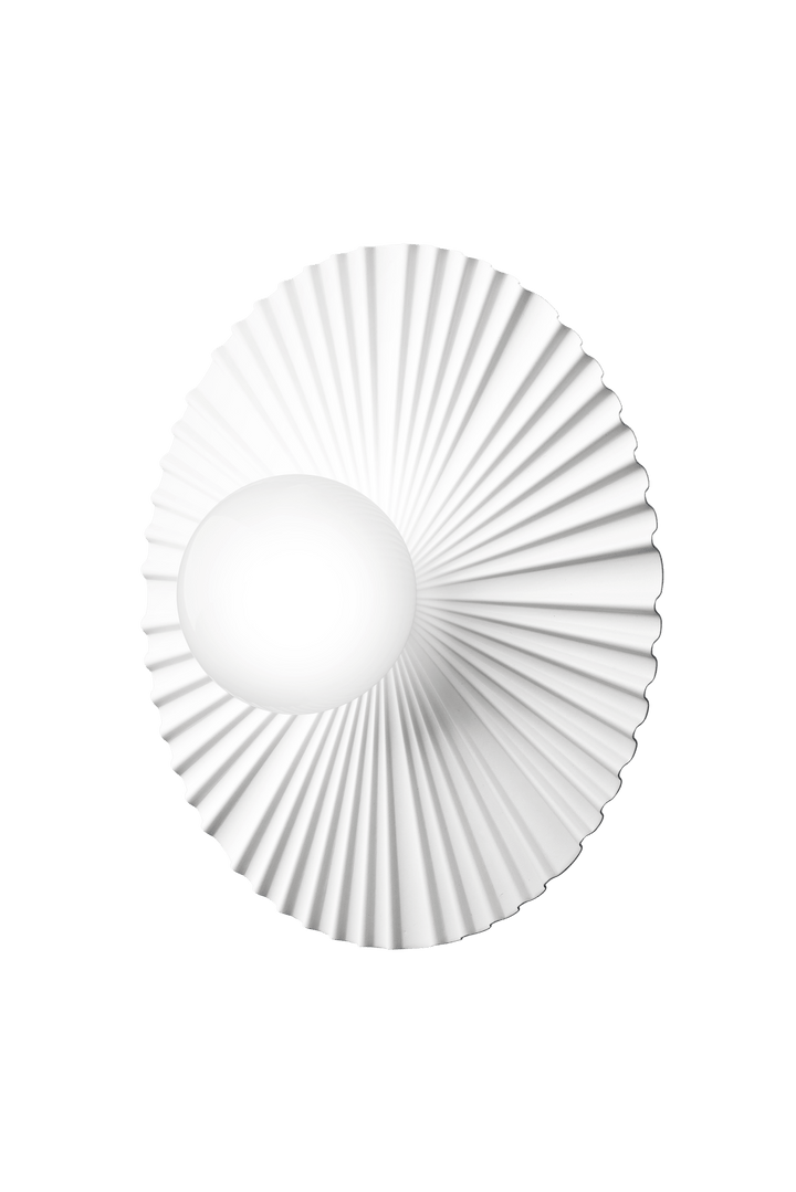 Liila Muuse Wall/Ceiling Lamp - Nuura Wall/Ceiling Lights - Medium - White / Opal - HORNE