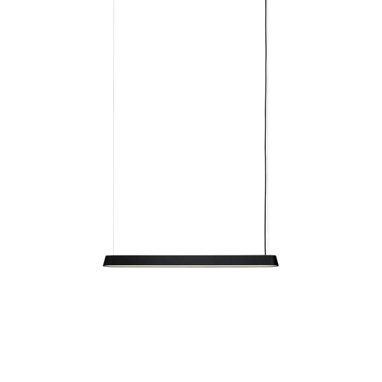 Linear Pendant Lamp - Muuto Pendants - Black - Small - HORNE