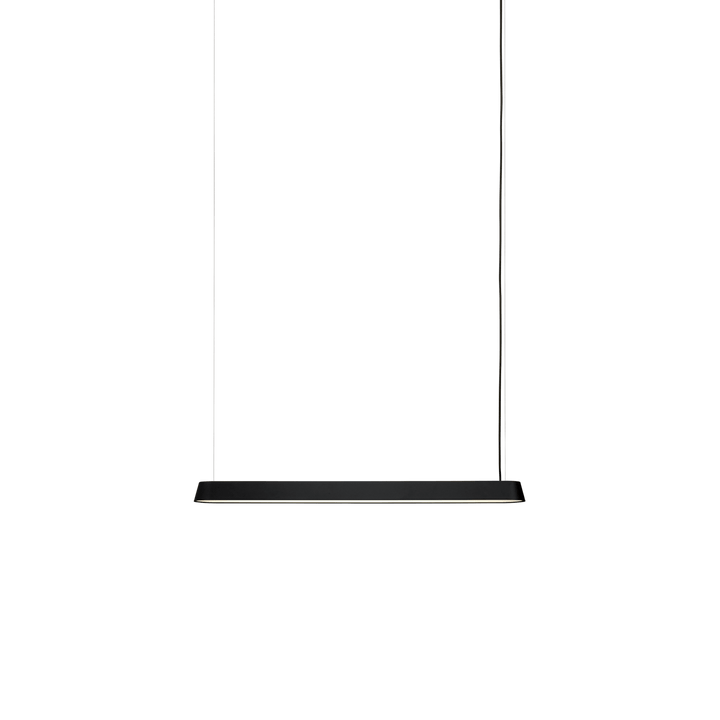 Linear Pendant Lamp - Muuto Pendants - Black - Small - HORNE