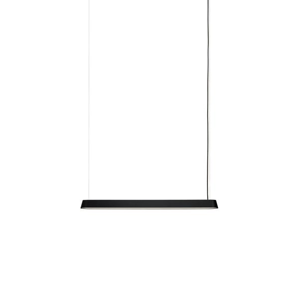 Linear Pendant Lamp - Muuto Pendants - Black - Small - HORNE