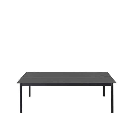 Linear System Table - Muuto Tables + Desks - Black Nanolaminate/Black/ABS:Black - HORNE