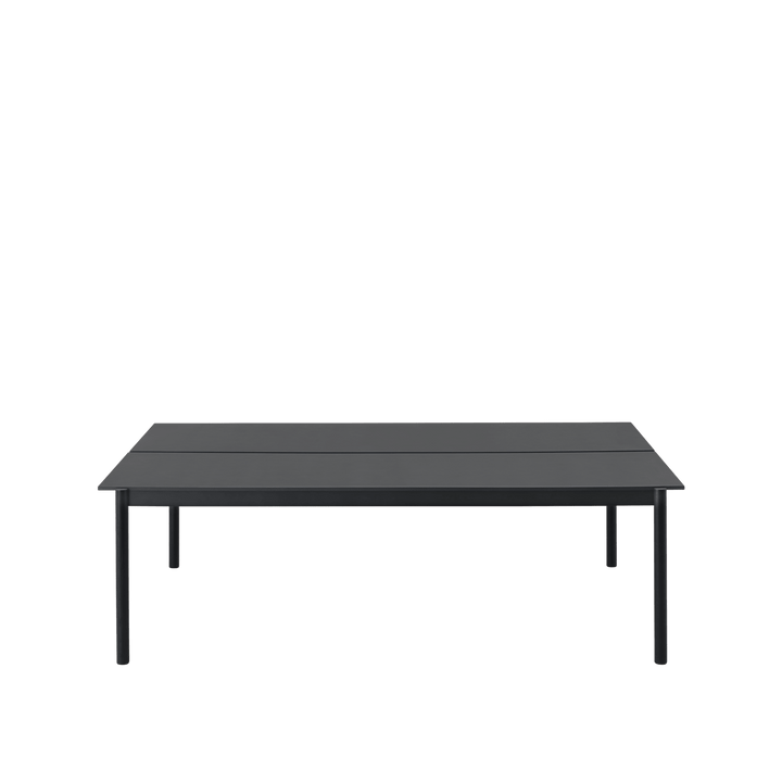 Linear System Table - Muuto Tables + Desks - Black Nanolaminate/Black/ABS:Black - HORNE