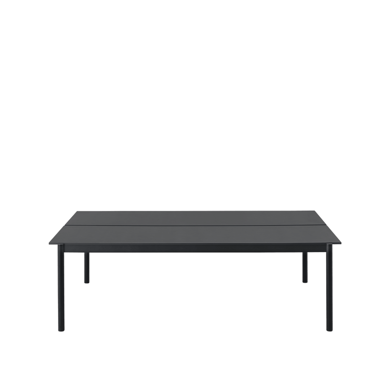 Linear System Table - Muuto Tables + Desks - Black Nanolaminate/Black/ABS:Black - HORNE