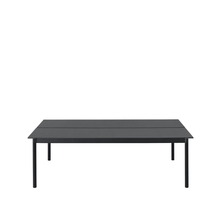 Linear System Table - Muuto Tables + Desks - Black Lacquered Ash Veneer/Black - HORNE