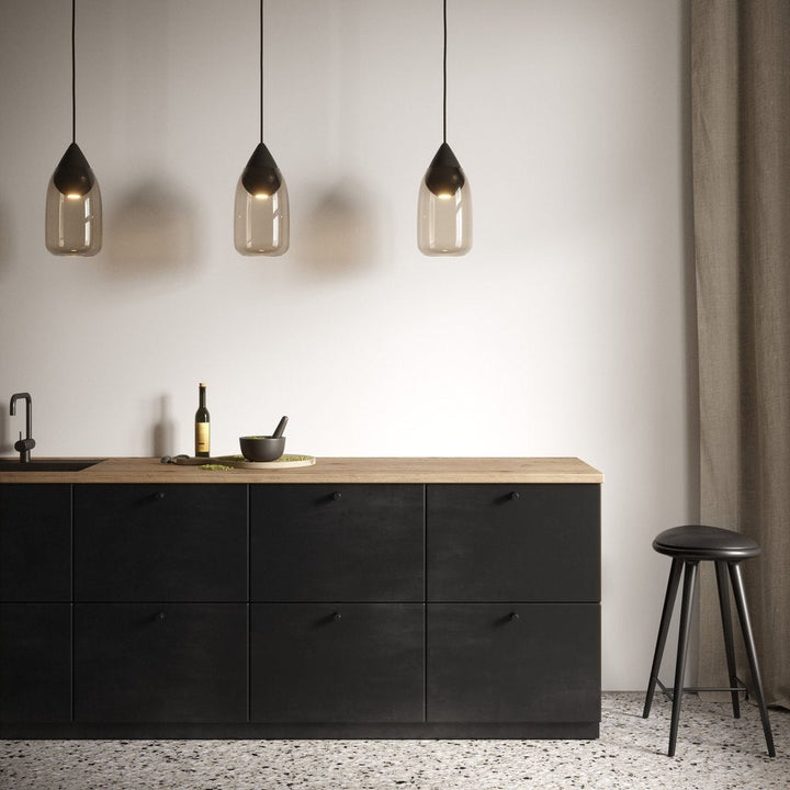 Liuku Base Pendant - Mater - Pendants - Black Ball - HORNE