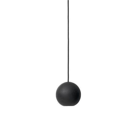 Liuku Base Pendant - Natural - Ball - Mater - Pendants - Black Ball - HORNE