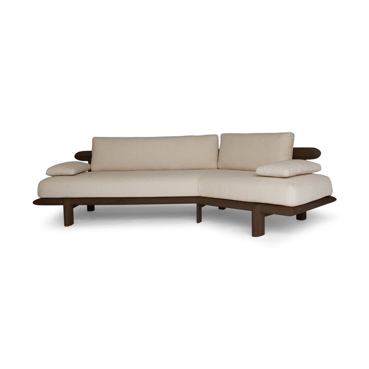 Livorno Sofa - BETACO Sofas - Corner Sofa / Bronze Chocolate Aluminum / Lorkey 41 - HORNE