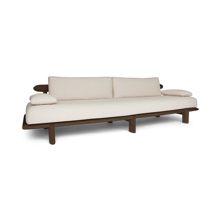 Livorno Sofa - BETACO Sofas - 3-Seater Sofa / Bronze Chocolate Aluminum / Lorkey 41 - HORNE