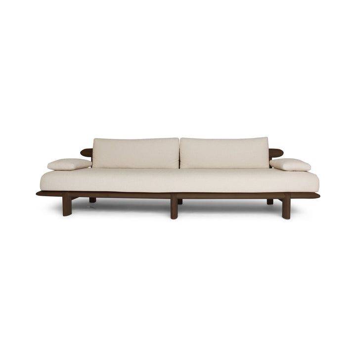 Livorno Sofa - BETACO Sofas - 3-Seater Sofa / Bronze Chocolate Aluminum / Lorkey 41 - HORNE