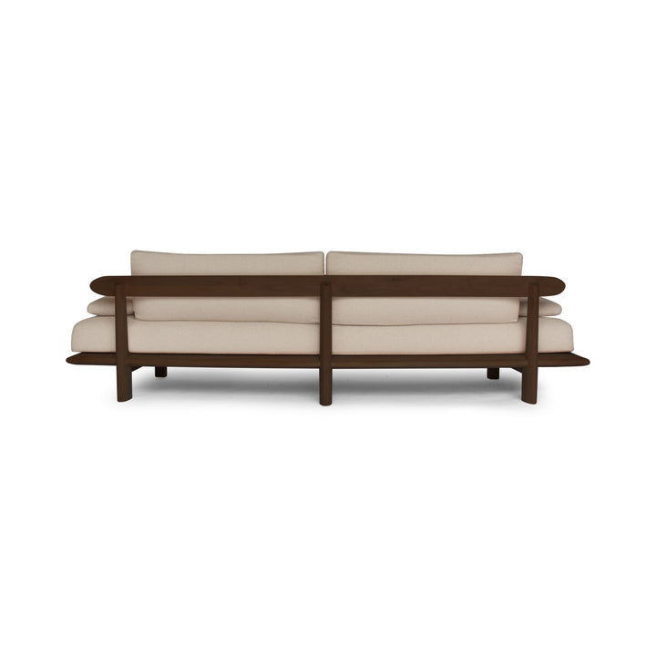 Livorno Sofa - BETACO Sofas - 3-Seater Sofa / Bronze Chocolate Aluminum / Lorkey 41 - HORNE